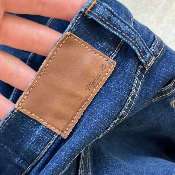 Madewell Medium Rinse Roadtripper high Rise Skinny Blue Denim Jeans - Picture 9 of 12